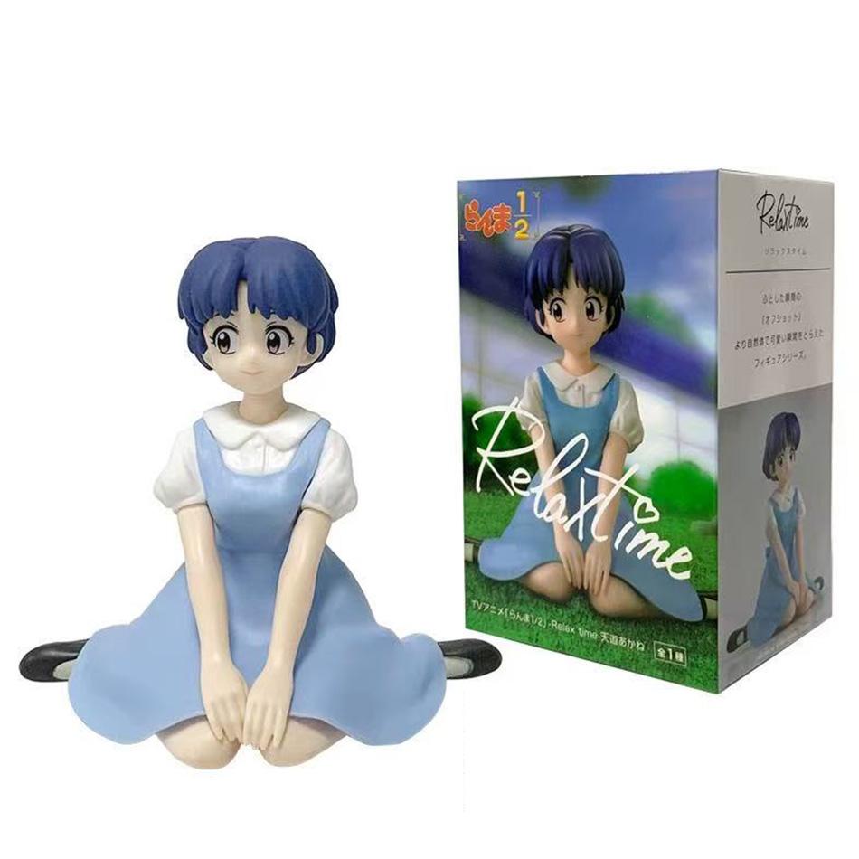 Аниме Ranma 1/2 BANDAINAMCO BANPRESTO Relax Time Шампунь Тэндо Аканэ Ранма ПВХ Фигурка Модель Коллекционная Фигурка Игрушка