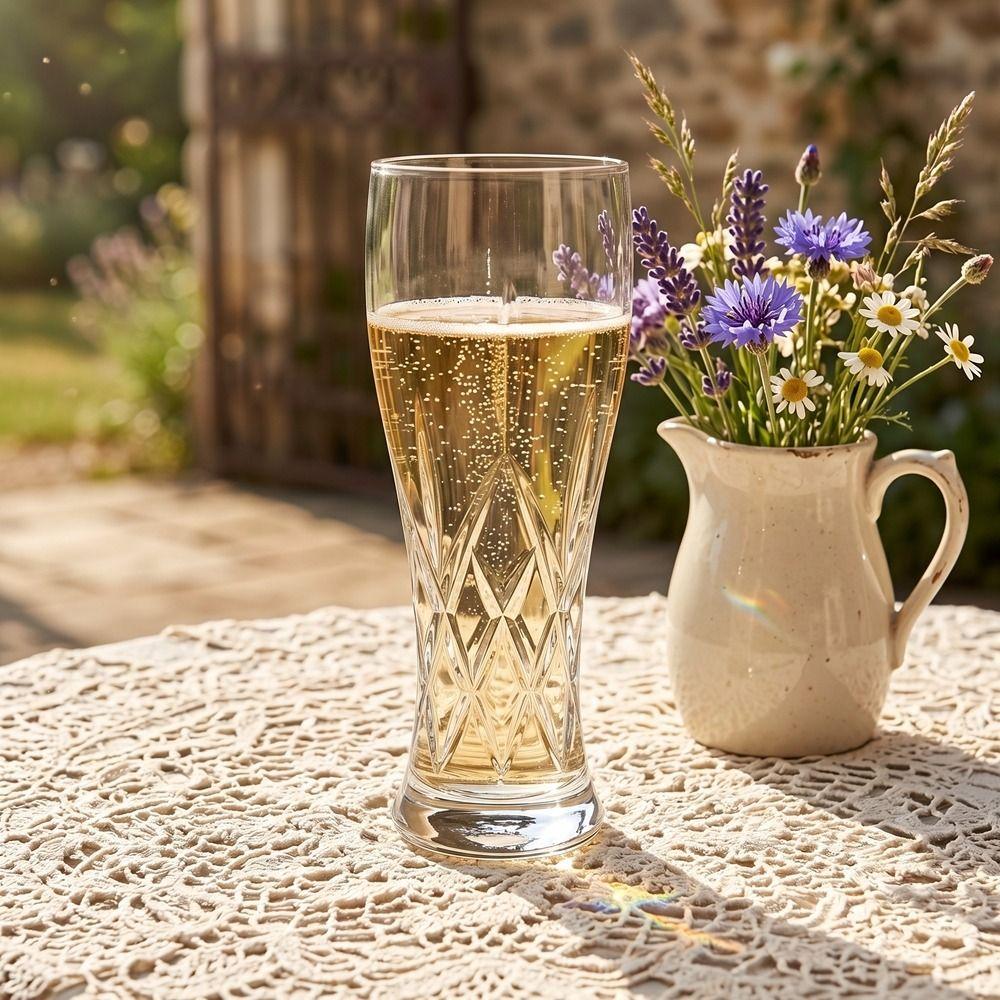 Thickened Juice Glass Exquisite Carved Ice Coffee Cup Drinkware Glass Beer Mug Barbecue