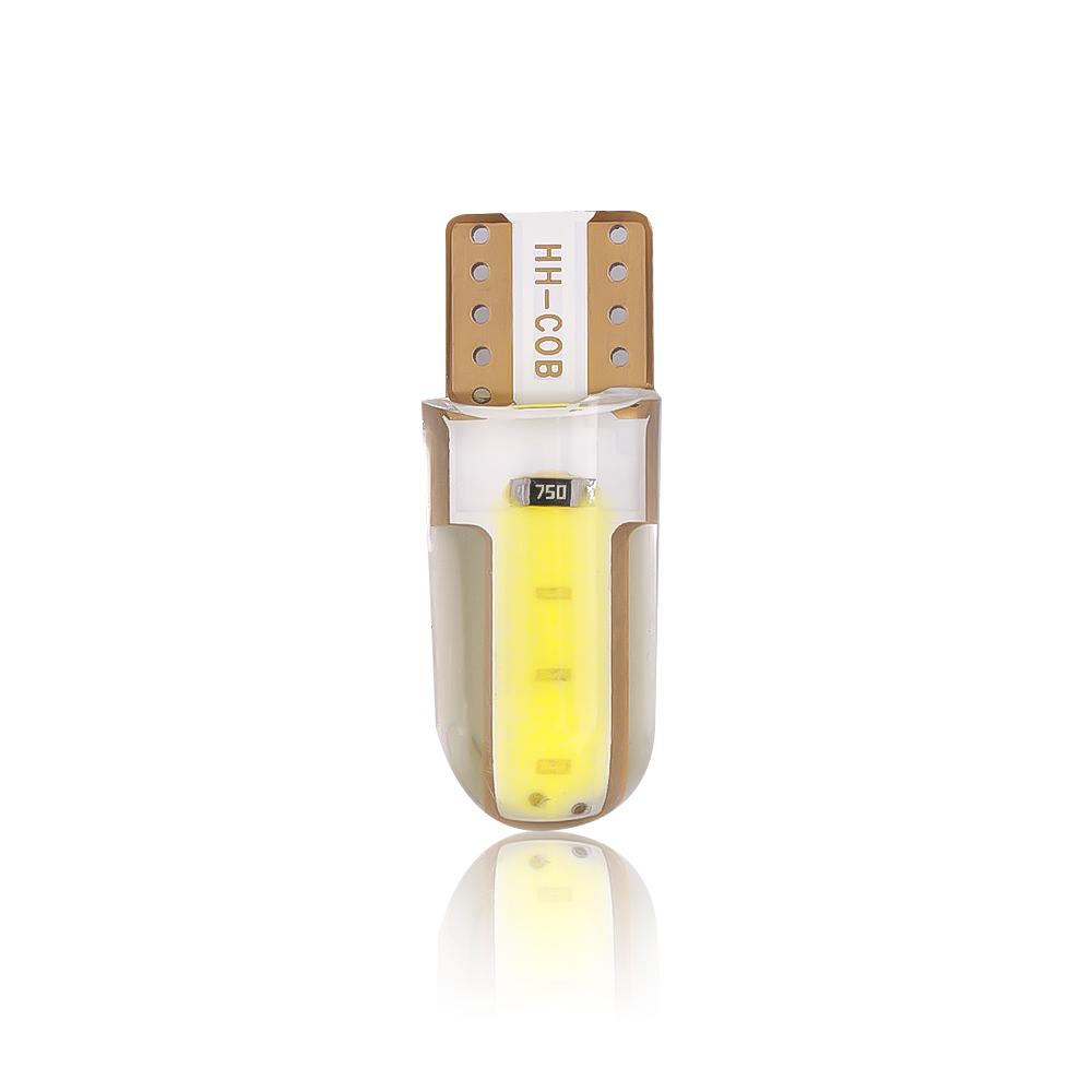20 шт. светодиодных ламп W5W T10 194 168 W5W COB 12SMD для парковки, автоматических клиновых габаритных огней CANBUS, ярко-белых лампочек для номерного знака