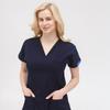 Two Piece Set Medical Scrubs Unisex Doctor Nursing Uniform Set Medical Uniform Surgical Suit Tops+Pants V-neck Short Sleeved Thin Tericoton Fabric