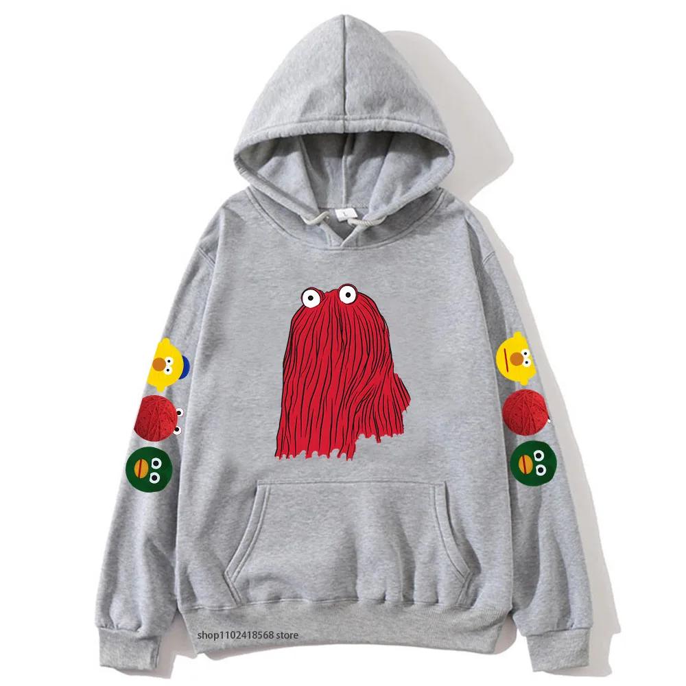 RED GUY толстовки с капюшоном мультфильм Dont Hug Me Im Scared толстовка для женщин зимняя уличная одежда Sudadera