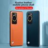 Hauwei P60 Pro 4G Case Premium Plain Leather Phone Cases For Huawei P60 P 60 Pro 4G MNA-LX9 6.67" Anti-Knock Protect Shell Cover