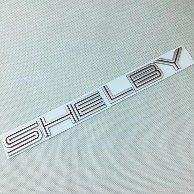 1 шт. Подходит для Mustang Shelby Логотип на капот Cobra GT Модифицированная персонализированная 3D-наклейка Значок Shelby Наклейка