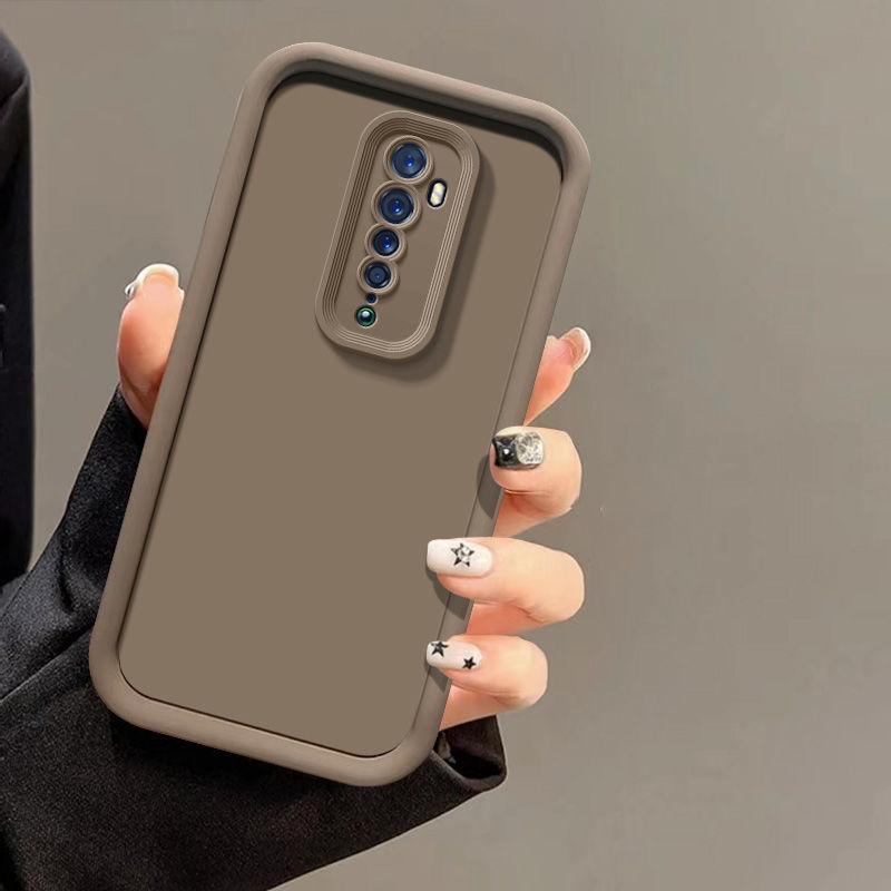 Для OPPO Reno2 Z Чехол для телефона OPPO Reno2 F Чехол для телефона OPPO Reno 2Z Матовая задняя крышка Защита с ощущением кожи Противоударный чехол