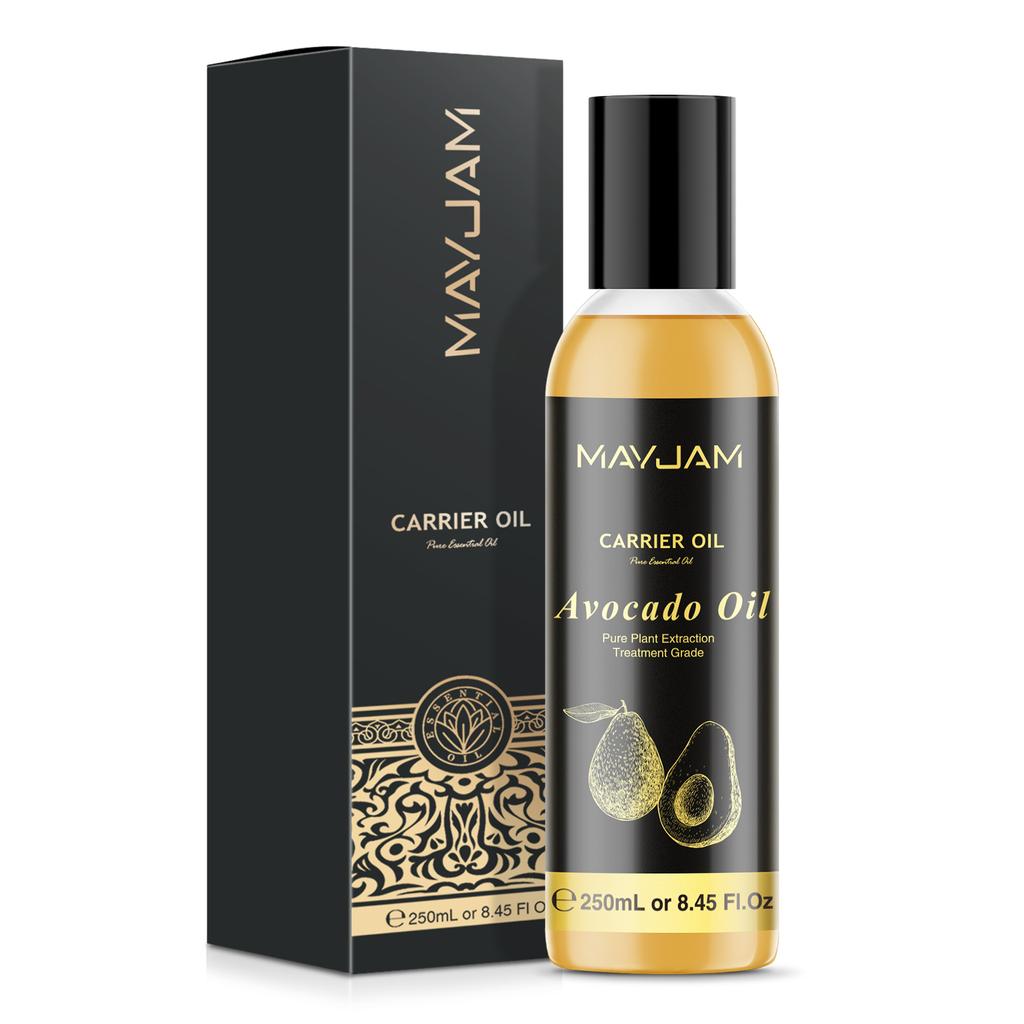 MAYJAM 250 мл 8,8 унций Масло-носитель Масло для кутикулы Кремы Масла для тела Бальзамы для губ Сладкий миндаль Шиповник Виноградные косточки Жожоба Оливковое масло