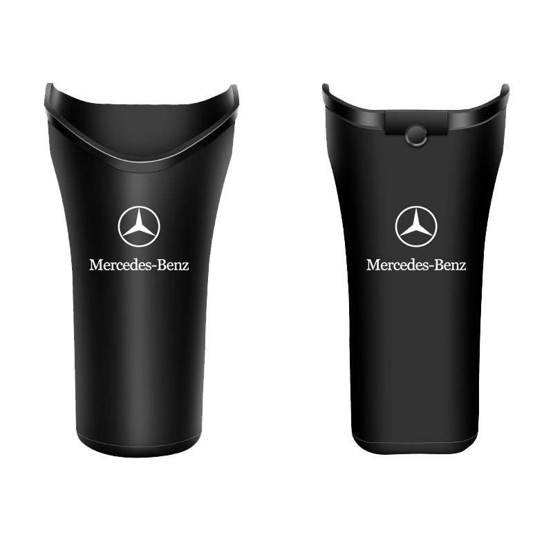 Car Storage Box Umbrella Garbage Organizer Bucket for Mercedes Benz Amg W204 W205 W211 W212 W213 A S M B C E R G Class