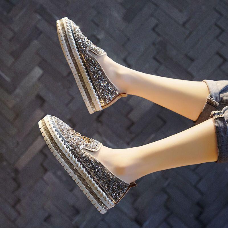 Женские туфли на плоской подошве с заклепками, кожаные мокасины в стиле панк, женские туфли на плоской подошве, туфли с круглым носком для женщин, размер плюс 44