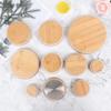 Thicken Wooden Covers Non Leakage Jar Canning Caps Portable Bamboo Lids  Drinking Jar Supplies