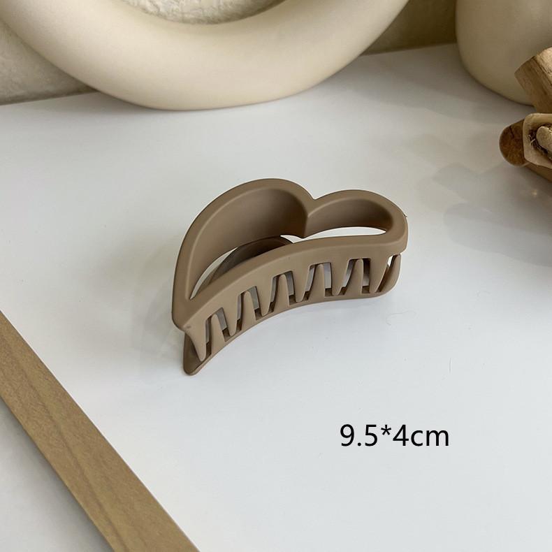 1pcs Korean Coffee Large Hair Claws Acrylic Hairpins Barrette Crab Hair Clips Headwear for Women Girls Braiders Hair Accessories