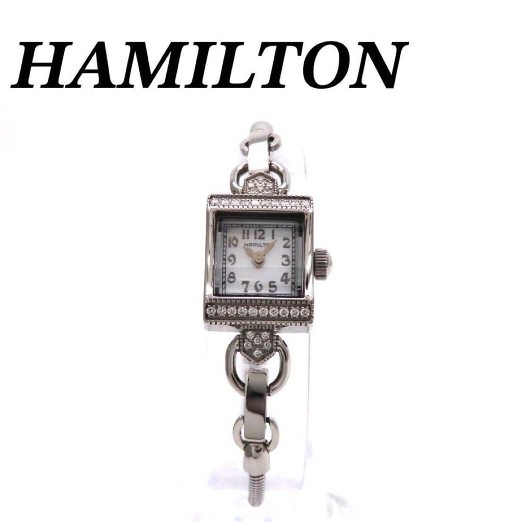 Б/У В Отличном Состоянии H312910 Женские Часы Lady Hamilton Белый Перламутр Женские