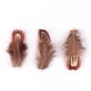 50 шт DIY Craft Jewelry Accessories Natural Feather 4-8 см Crafts Handmade Materials Clothes Bags Sheeting Decoration