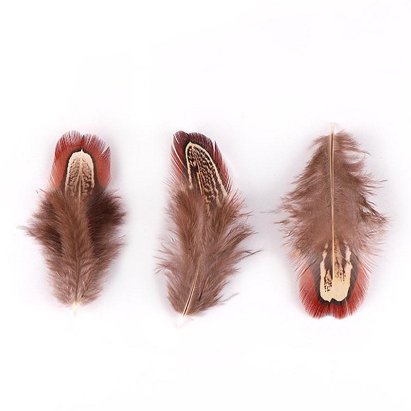 50 шт DIY Craft Jewelry Accessories Natural Feather 4-8 см Crafts Handmade Materials Clothes Bags Sheeting Decoration