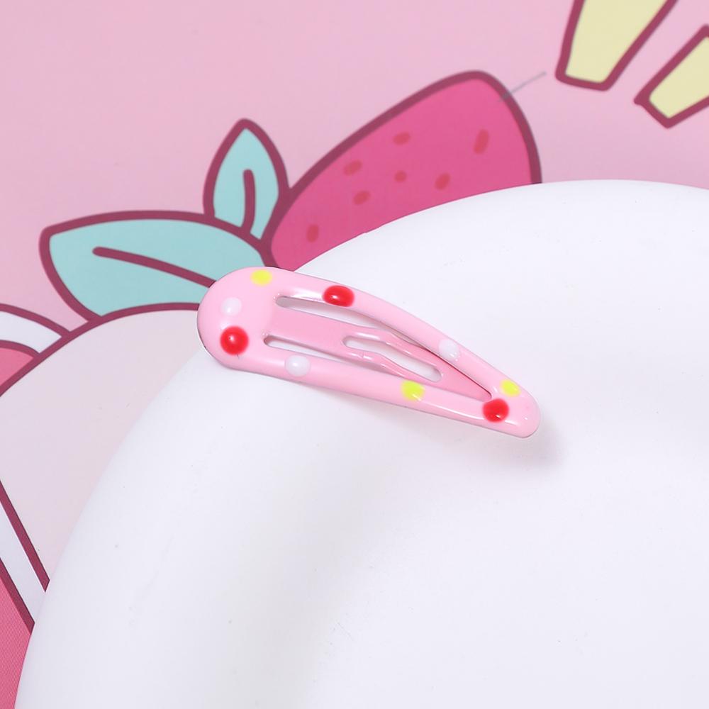 2 шт., маленькая заколка для волос в цветной горошек