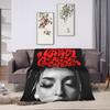 Nina Chuba Music Singer Blanket  Soft Print Plush Throw Blanket For Kids Adult Outdoor Flannel Bedspread Bed Cover