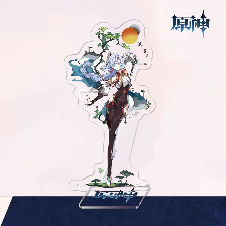 Аниме сексуальная фигурка Genshin Impact Kaedehara Kazuha Kamisato Ayaka Xiao Hutao, акриловая подставка, модель, тарелка, декор для стола, косплей