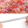 1000Pcs Girls Colourful Disposable Rubber Band Elastic Hair Bands Headband Children Ponytail Holder Bands For Kids Accessories