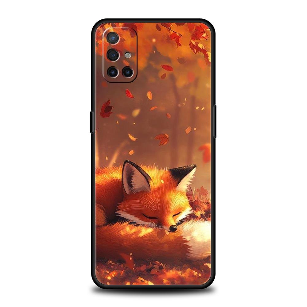 Чехол для телефона Красная Лиса для Oneplus 13R 13 12R 11 10T 10R Nord N100 N200 N10 10 9 9R 9RT CE 3 2 Z Pro 5G Мягкий ТПУ Чехол Fundas Capas