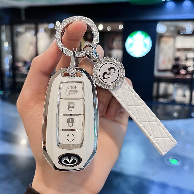 Совместимые чехлы для ключей Infiniti для Q50L, QX50, QX60, QX55, Q70, Q60 - Унисекс Дизайн