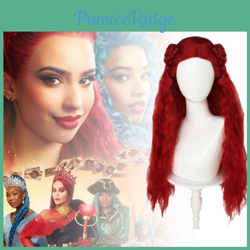 Изысканный парик для косплея по мотивам европейского кино, Descendants 4, для Принцессы Альянса Повстанцев, средней длины, высокотемпературное волокно