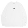 Хлопковая Футболка с Логотипом Флага Мини Обычный Крой WHI Белый XL [New Era] Мужская Футболка с Длинным Рукавом Футболка с Длинным Рукавом