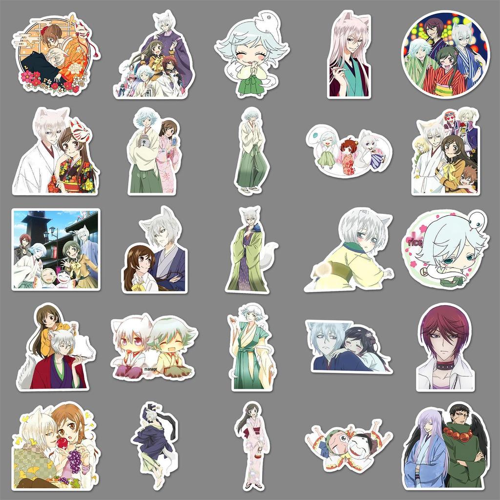 50 Энергичных Девушек Kamisama Kiss Аниме Водонепроницаемые Наклейки для Ноутбуков, Чемоданов, Кружек и Блокнотов