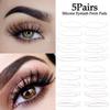 5Pairs Fish Shaped Eyelash Perm Curler Applicator Tools Eyelash Lifting Shield for Women