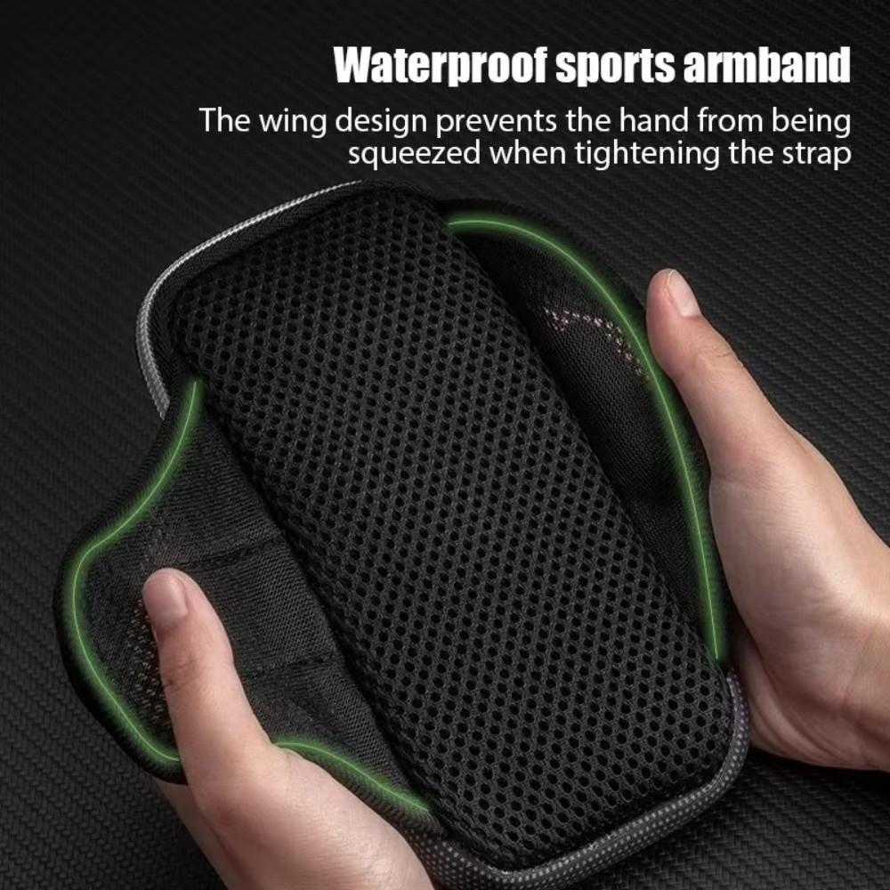 Headphone Port Phone Arm Bag Breathable Mesh Cell Phone Armband New Running Arm Bag Jogging