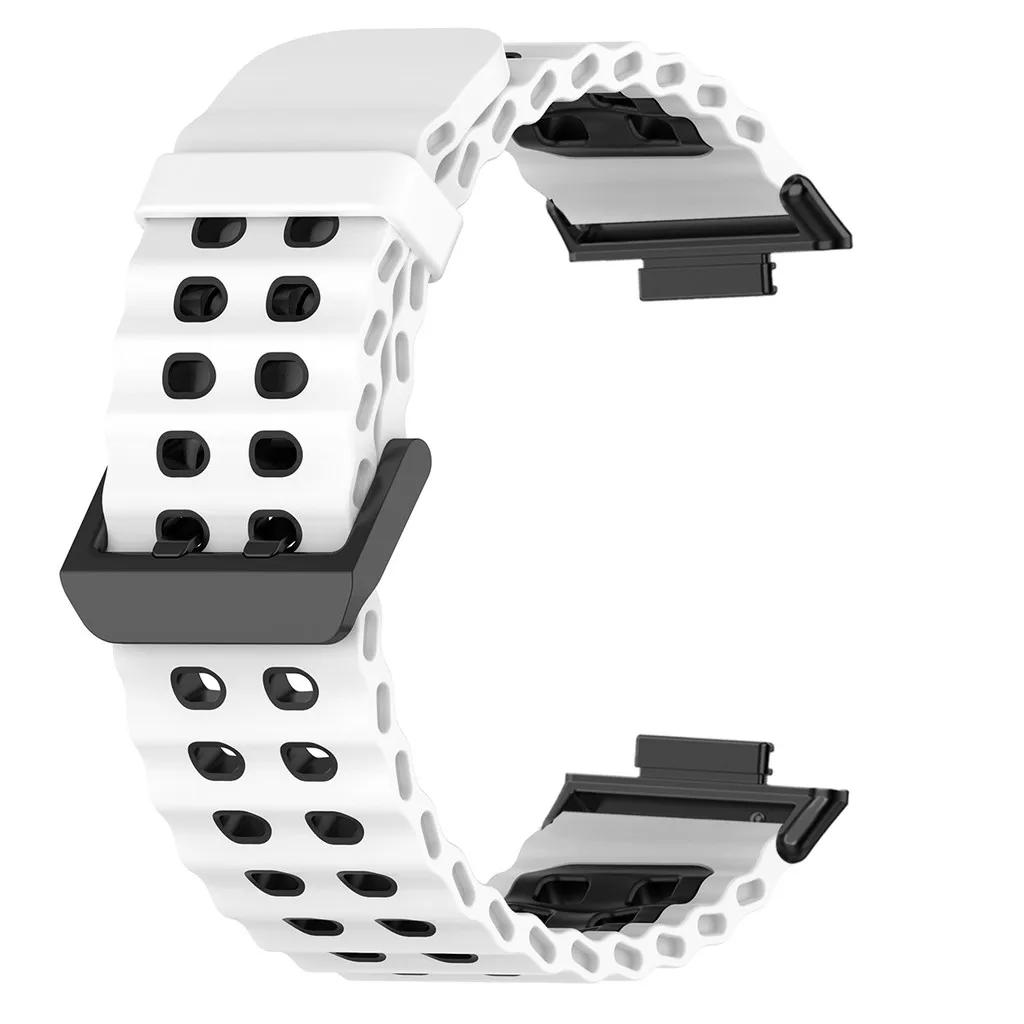 Силиконовый ремешок для Redmi Watch 5, ремешок для Redmi Watch 4, Xiaomi Mi Band 8 Pro/9 Pro, двухцветный дышащий ремешок, спортивный браслет