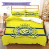 Al-Nassr Pattern Bedding,Quilt Set Quilt Cover Pillowcase Home Birthday Gift (1 * duvet cover + 2 * pillowcase, without core)