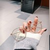 Women Men Fashion Round Myopia Glasses Anti-blue Light Oversized Eyeglasses Frames Students Metal Clear Glasses -1.0 -1.5 -2.0 -2.5 -3.0 To -6.0