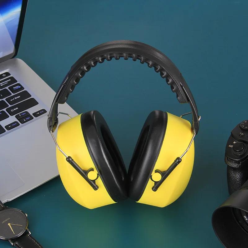 Adjustable Anti-Noise Work Safety Earmuffs Portable Ear Protector For Work Study Sleeping Woodwork Shooting Hearing Protection
