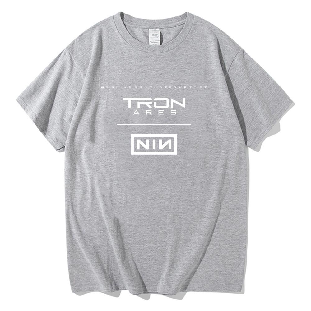 Nine Inch Nails As Alive As You Need Me To Be Graphic T Shirts Rock Band Men's Summer Casual Sports Comfortable Loose Tee Unisex