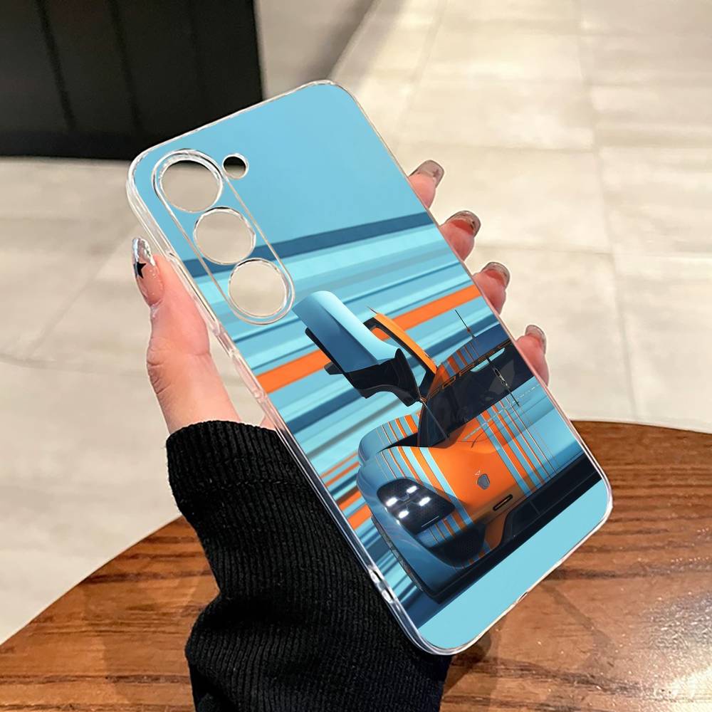 Star Ra-cing Car  Phone Case For SamsungA10,12,20,21S,30,31,40,50,51,52,70,71 Transparent Cover