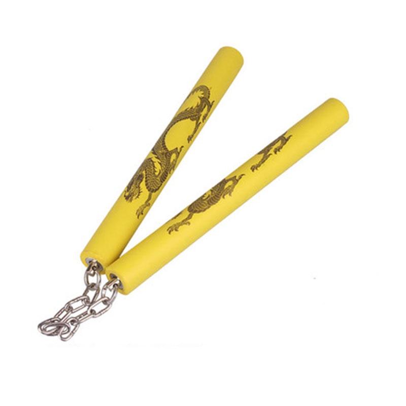 Foam Nunchuck Martial Stick Kid Adult Practice Karate Weapon Toy Tool Fitness