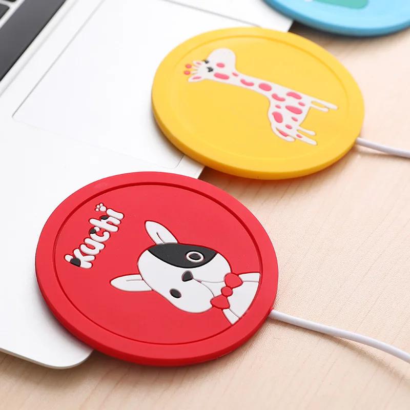 USB Warmer Silicone Heat Heater for Milk Tea Coffee Mug Drinks Beverage Cup Mat Kitchen Tools Heater