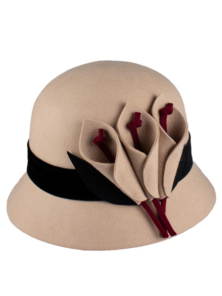 Kaliseumontapone Irina 5 Velvet Cloche Hat