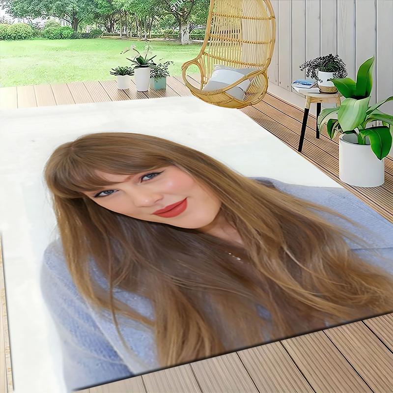 Autumnal Fashion Portrait Carpet Rug Soft Washable Antislip Home Living Room Sofa Mats Personalized Christmas Rug