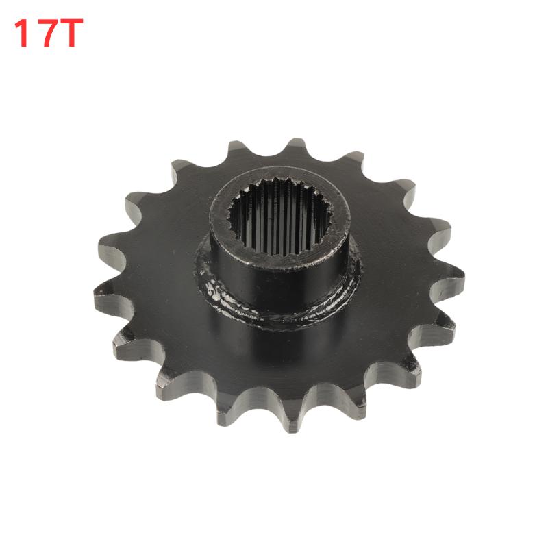 530 Chain Front Sprocket Cog 24T Gear 14T 15T 16T 17T Teeth for Gy6 125cc 150cc Quad Dirt Pit Bike ATV UTV Buggy Go Kart