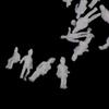 Baosity 200 White Standing People for DIY Train Park Layout Scenery - 1:300