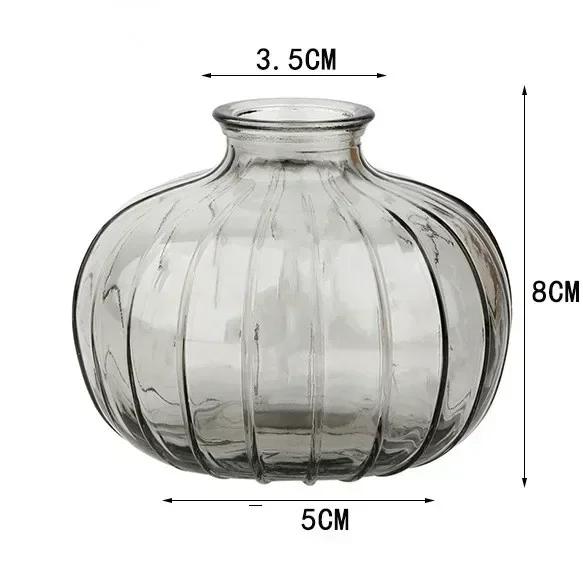 Северная Европа Мини Простая Витражная Ваза Домашнее Украшение Орнамент Бутылка Ароматерапии Гидропонная Цветочная Композиция Ваза