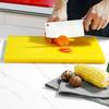 Non-Slip Charcuterie Board Square Cutting Plate Mat Plastic Cutting Board  Kindergarten