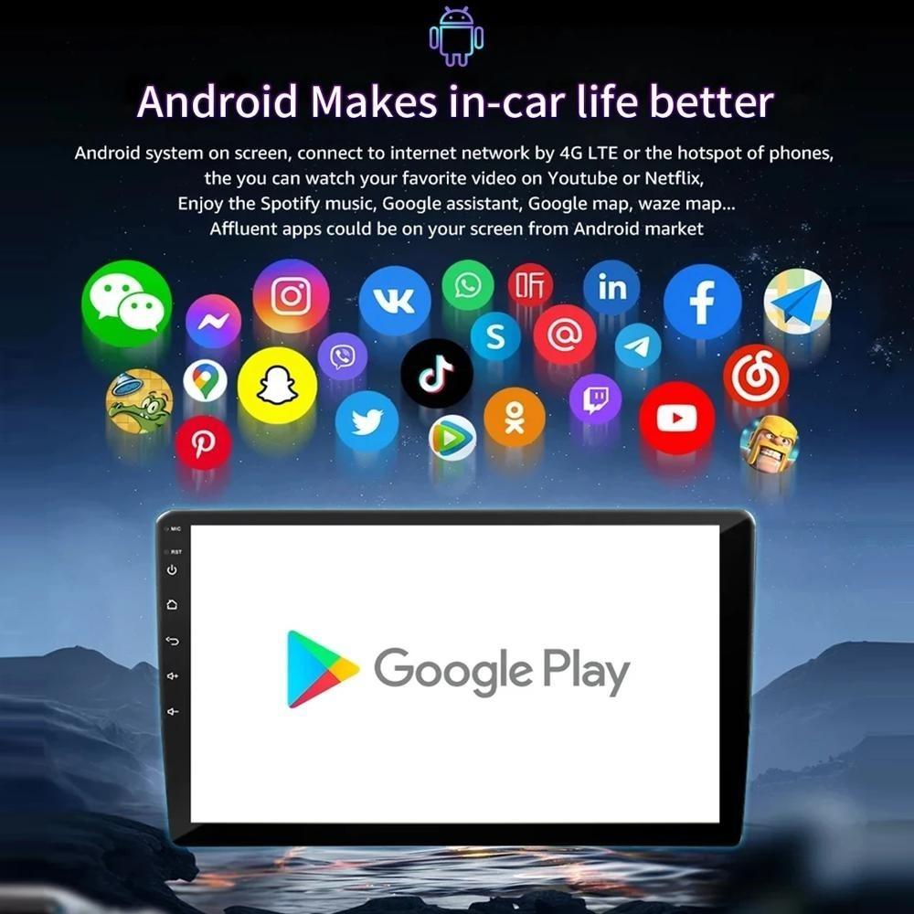 Android Car Radio For Mitsubishi Outlander XL 2007-2012 Multimedia Player Head Unit Stereo GPS Navigation BT WIFI 1+16GB