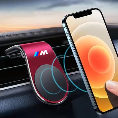 Новый стиль Магнитный L-образный держатель для телефона GPS в машине Для BMW M Performance F20 F40 F22 F30 E90 F32 F06 F07 F46 E60 Серии M5