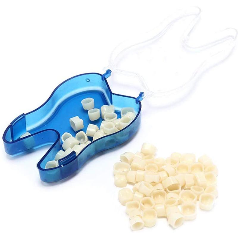 50 шт./коробка Набор временных зубных коронок Передние коренные зубы Виниры Стоматология Инструменты для отбеливания зубов