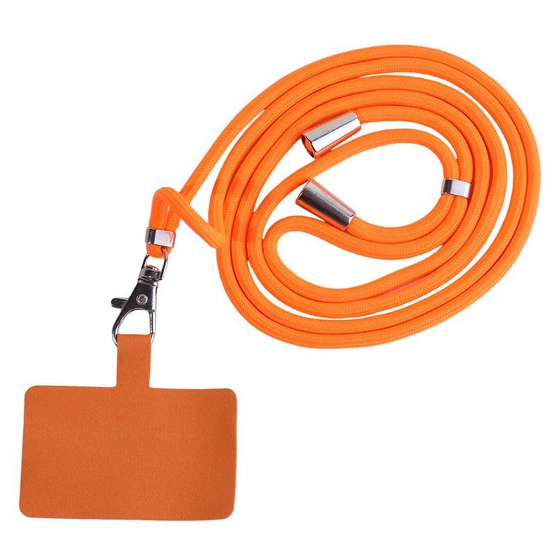 Регулируемый и съемный шнурок для мобильного телефона с длинной шейной веревкой и фиксированной картой