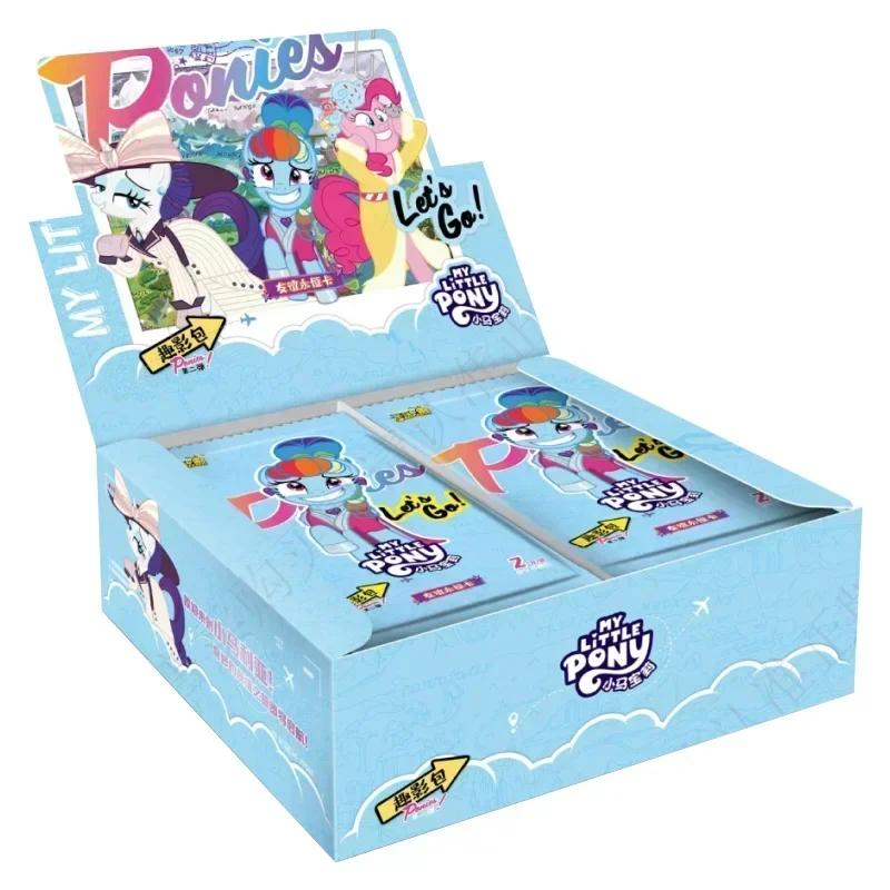 Оригинальная карточка My Little Pony Серия «Дружба вечна» Забавный набор «Кино» Милые Забавные Вечеринка Принцесса Аниме Коллекционные Карты Игрушки