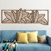 3pcs Wooden Wall Decoration Art Bohemian Style Abstract Tropical Palm Leaf Wall Decoration Home Decoration