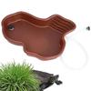 Portable Reptile Water Bowl Anti-slip Tortoise Water Dish Turtle Feeding Dish Hamster