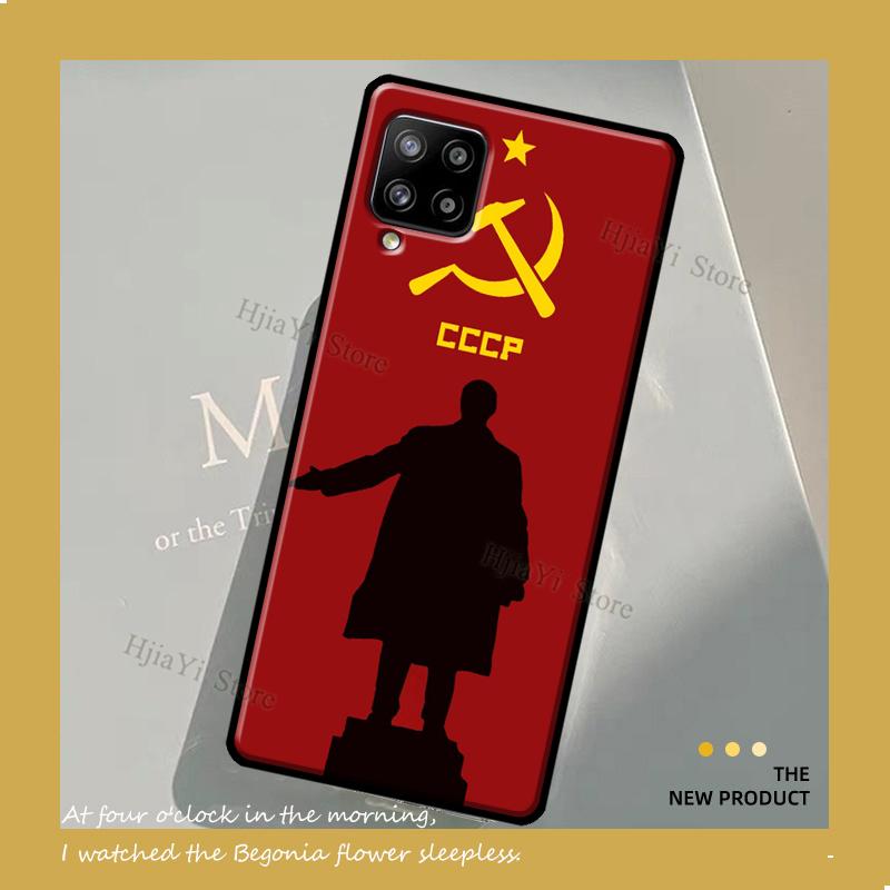 Чехол с изображением флага Советского Союза от lenin для Samsung Galaxy A12 A32 A42 A52 A72 A51 A71 A31 A41 A21S A50 A70 A20S A03S