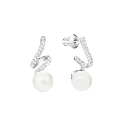 Gabriella White Gold Plated Earrings Women's 5410976